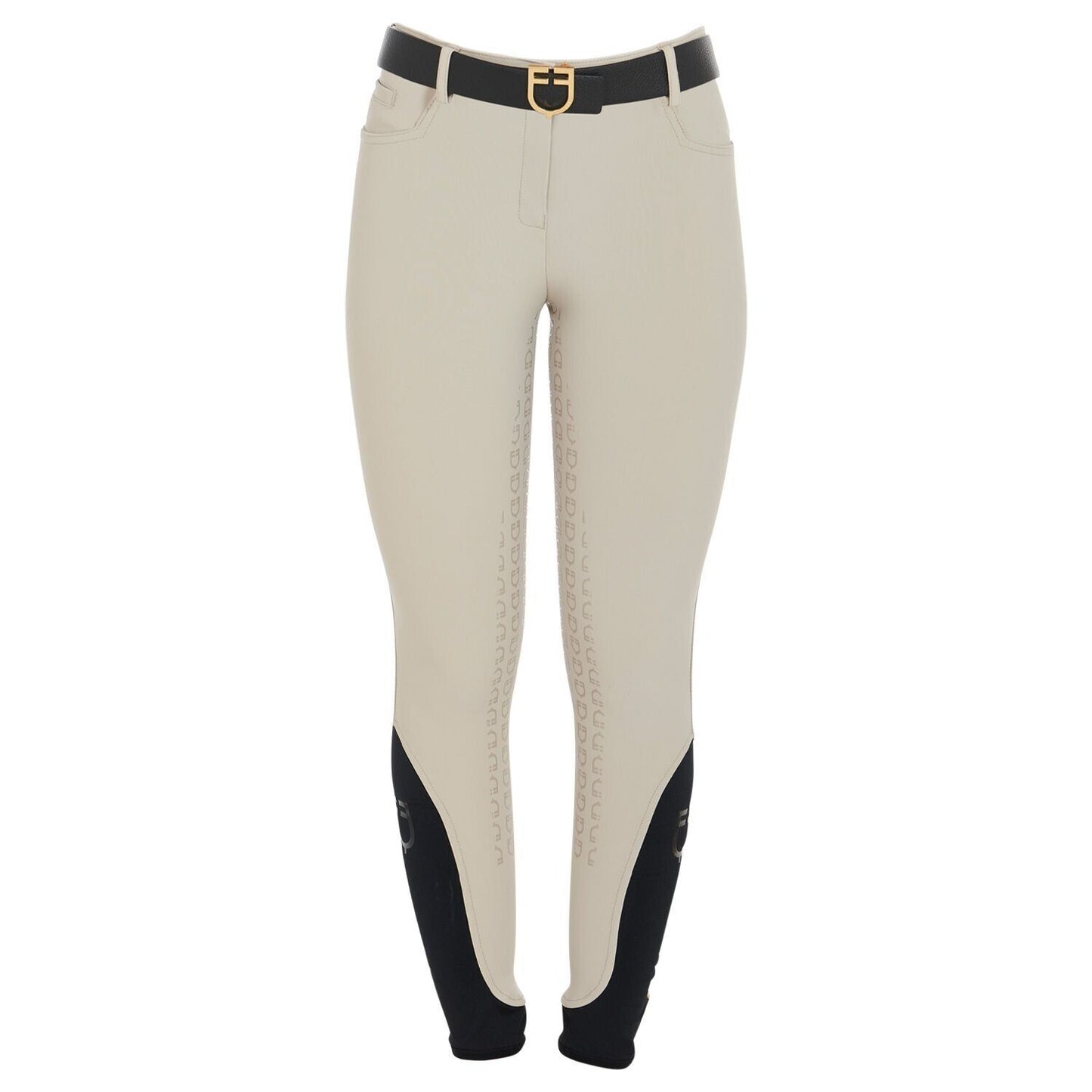 EQUESTRO WOMAN FULL GRIP RIDING BREECHES ,BEIGE ,EU 38 UK 10, 26'' (ET06710)