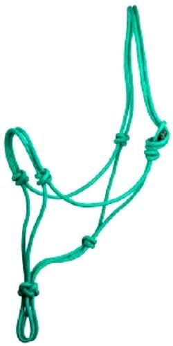 Rope Halter/Headcollar Natural Horsemanship/Parelli, ONE SIZE FITS F/C/P - GREEN