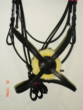 Load image into Gallery viewer, NUOVO Deluxe messicano Grackle,Figura di 8 CAPEZZINA BRIGLIA SENZA reins- Nero (
