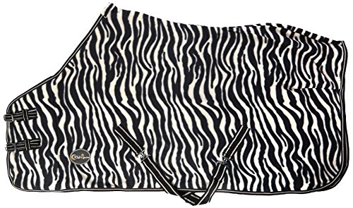 CWELL EQUINE NEW HORSE COB PONY SHOW TRAVEL ZEBRA PRINT FLEECE RUG 4&#039;9&quot; - 7&#039;0&quot; GREAT DESIGN