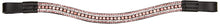 Load image into Gallery viewer, Cwell Equine Dressage Crystal Bling 5 Rows crystal Browband Pink crystal Rhinestones sparkly Black
