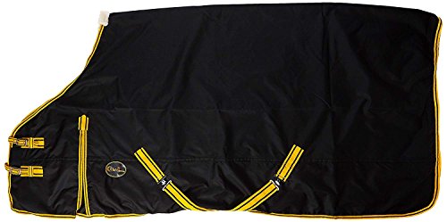 Cwell Equine LightWeight Black turnout rug Blanket rain sheet no fill 600 Denier waterproof