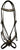 Cwell Equine NEW Leather Crystal Mexican Grackle Bridle With Reins Full/Cob/Pony BLACK/BROWN