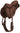 Cwell Equine New Synthetic All Purpose Treeless Saddle BROWN Sizes 16&quot;/16.5&quot;/17&quot; 17.5&quot;