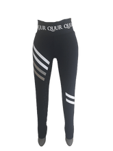 Load image into Gallery viewer, Riding Tights Quur Navy  Full Grip Euro 40 UK 12
