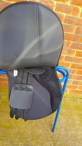 Super-comfy Deeper seat GP Saddle Synthetic CHANGEABLE GULLET SADDLE BLACK