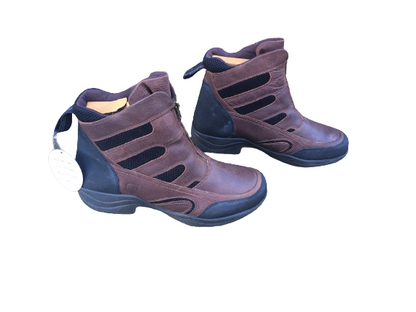 CAMPUS ZIP Country Yard Paddock Boots UK 10 EURO 44 BROWN