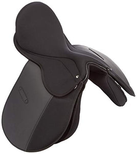 Super-comfy Deeper seat GP Saddle Synthetic CHANGEABLE GULLET BLACK