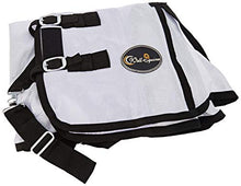 Load image into Gallery viewer, Cwell Equine NEW MINI/SHETLAND/PONY FLY RUG SOFT MESH ATTACHED NECK COVER WHITE 3&#39;6-4&#39;9&quot;
