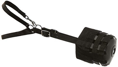 Cwell Equine NEW Nylon GRAZING MUZZLE Horse COB Or Pony Grass Muzzle All Sizes BLACK
