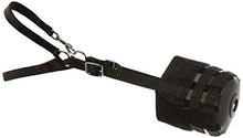 Load image into Gallery viewer, Cwell Equine NEW Nylon GRAZING MUZZLE Horse COB Or Pony Grass Muzzle All Sizes BLACK
