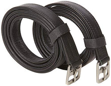 Load image into Gallery viewer, Cwell Equine New Soft Stirrup Leathers Black Choice of Sizes
