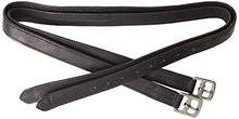 Load image into Gallery viewer, Cwell Equine New Soft Stirrup Leathers Black Choice of Sizes
