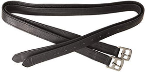 Cwell Equine New Soft Stirrup Leathers Black Choice of Sizes