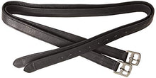Load image into Gallery viewer, Cwell Equine New Soft Stirrup Leathers Black Choice of Sizes
